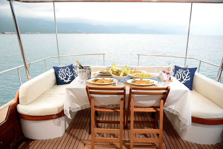 Kemer Yacht Rental 13m Economic Motor Yacht